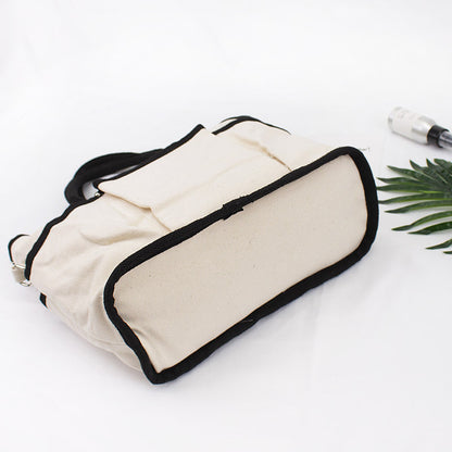 Bolso de lona natural