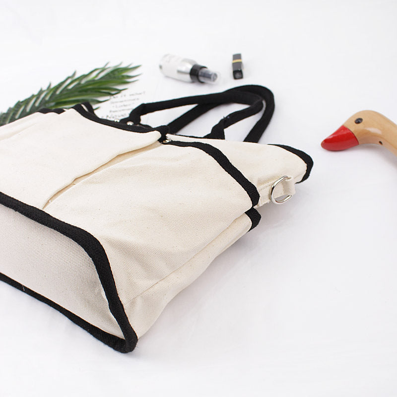 Bolso de lona natural