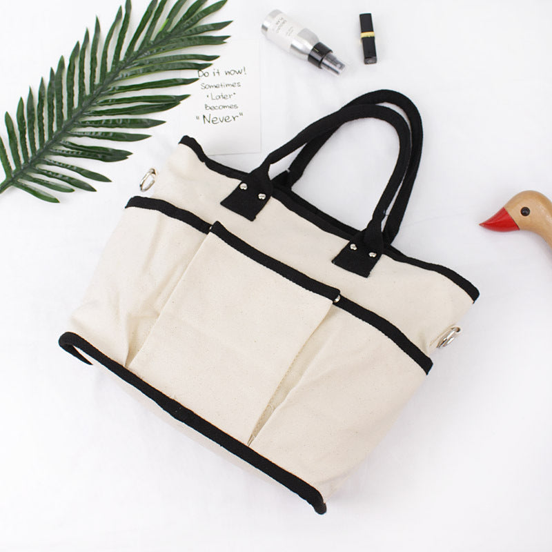 Bolso de lona natural